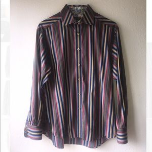 Robert Graham Striped Dress Shirt